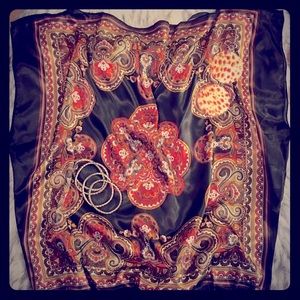 HeartSoul Paisley in Browns and Golds, Satiny Feel
